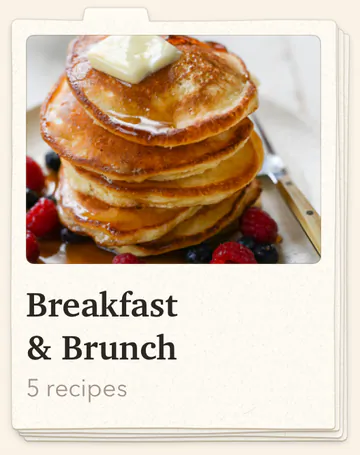 Breakfast and Brunch, 5 recipes.